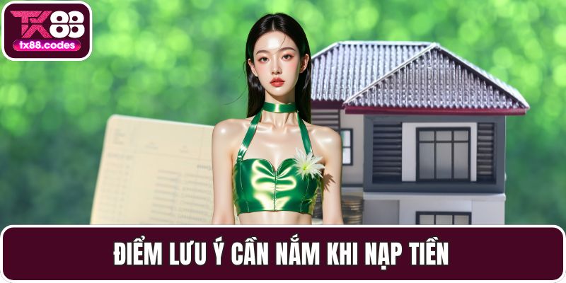 Điểm lưu ý cần nắm khi nạp tiền